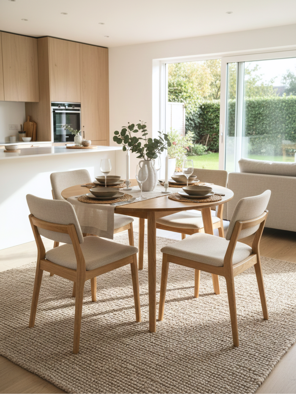 Esstisch Rund 100cm Durchmesser