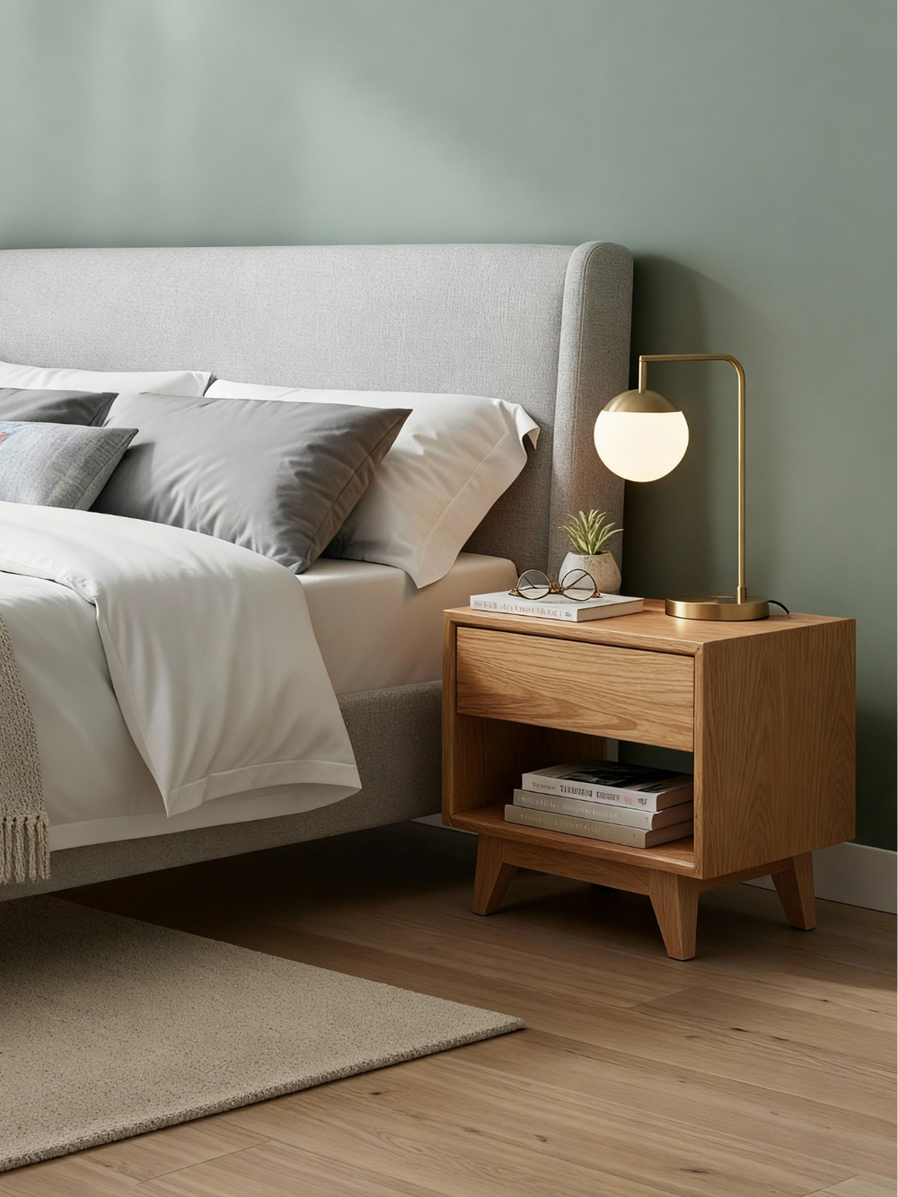 Nachtschrank mit Schublade