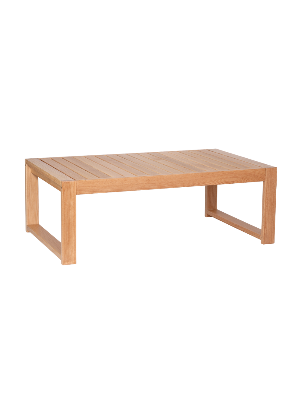 Gartenlounge Eiche 3er Sofa + Tisch - Anthrazit