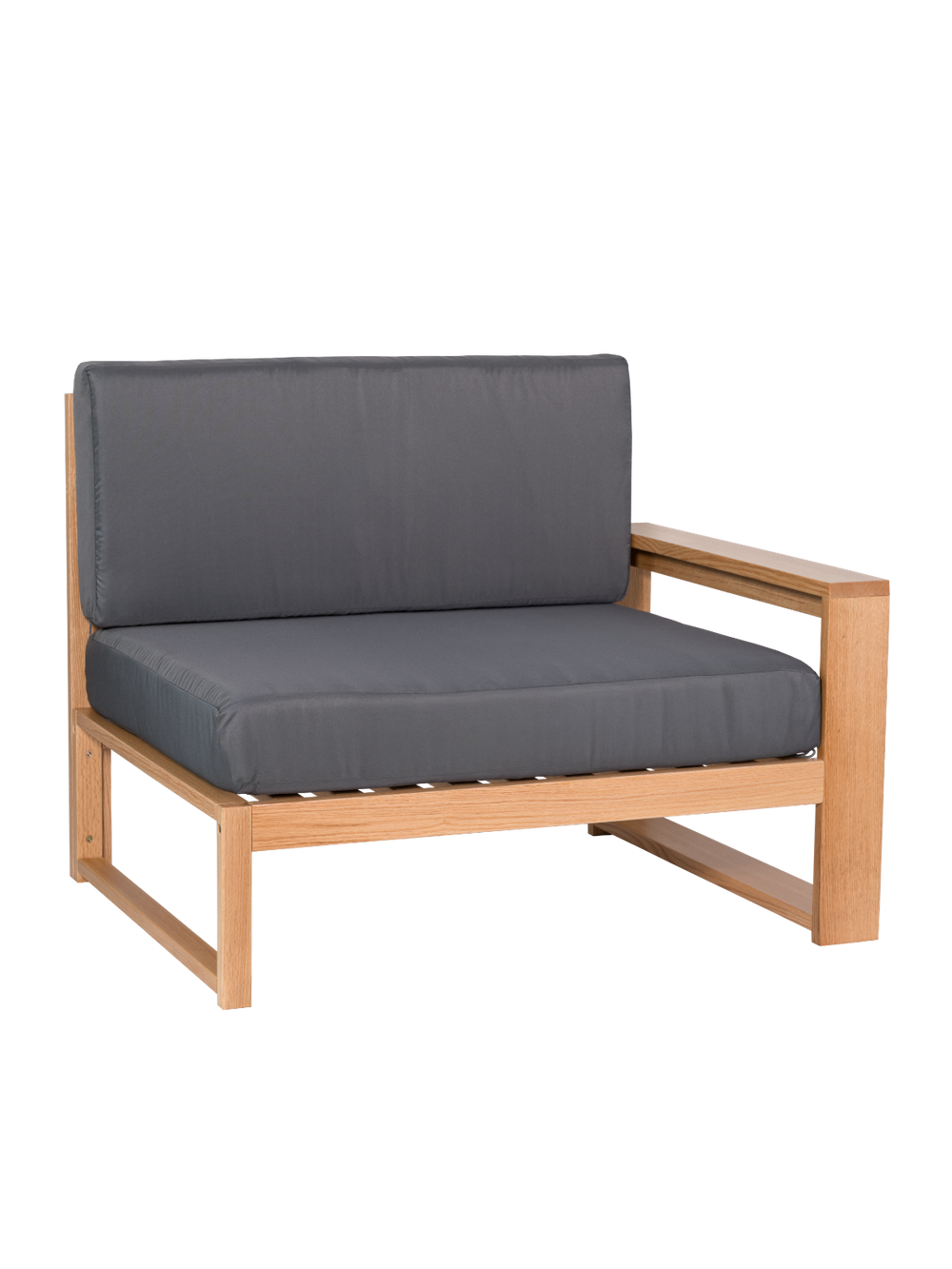 Gartenlounge Endstück Links - Anthrazit