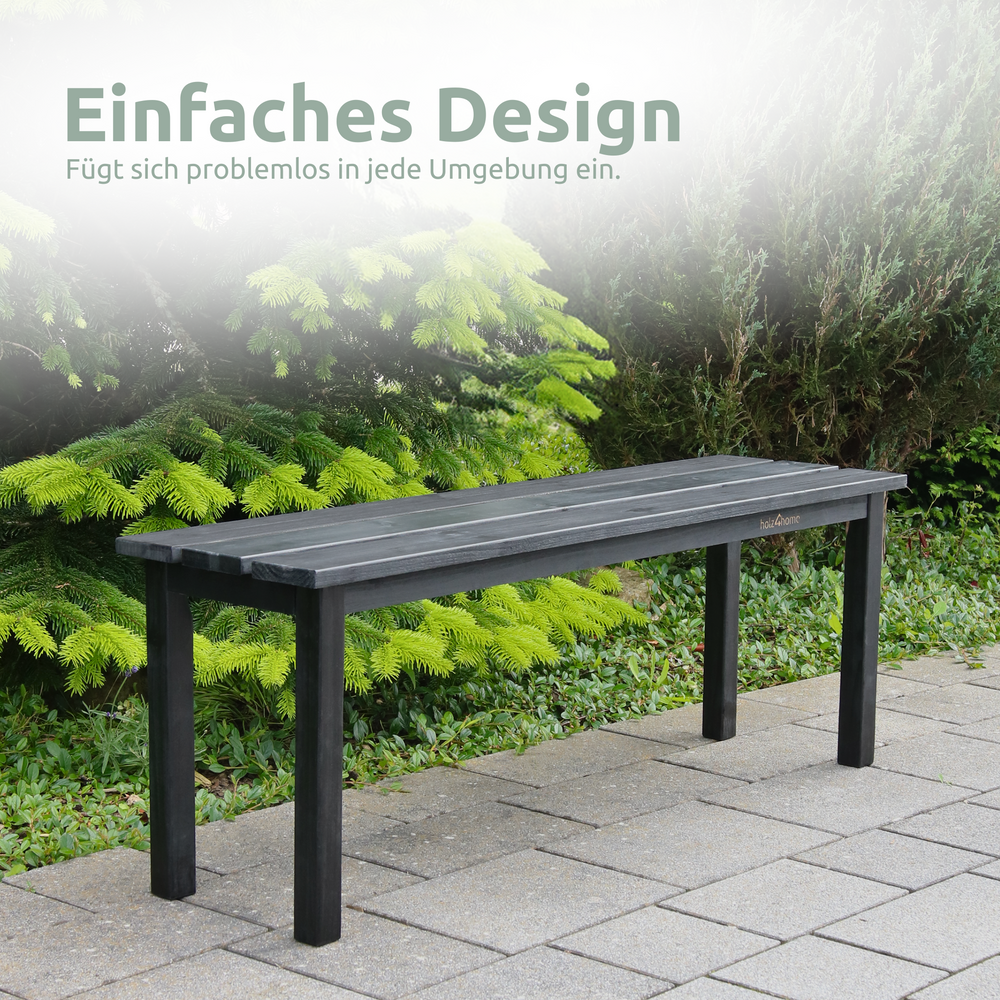Gartenbank aus Tannenholz