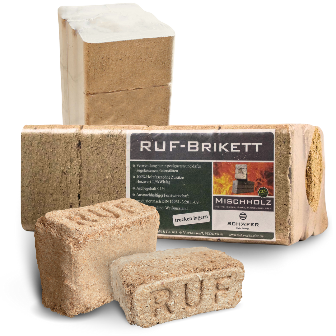 Holzbriketts/RUF Mischholzbriketts/RUF Brikett selling 960kg+Lief. D-Weit