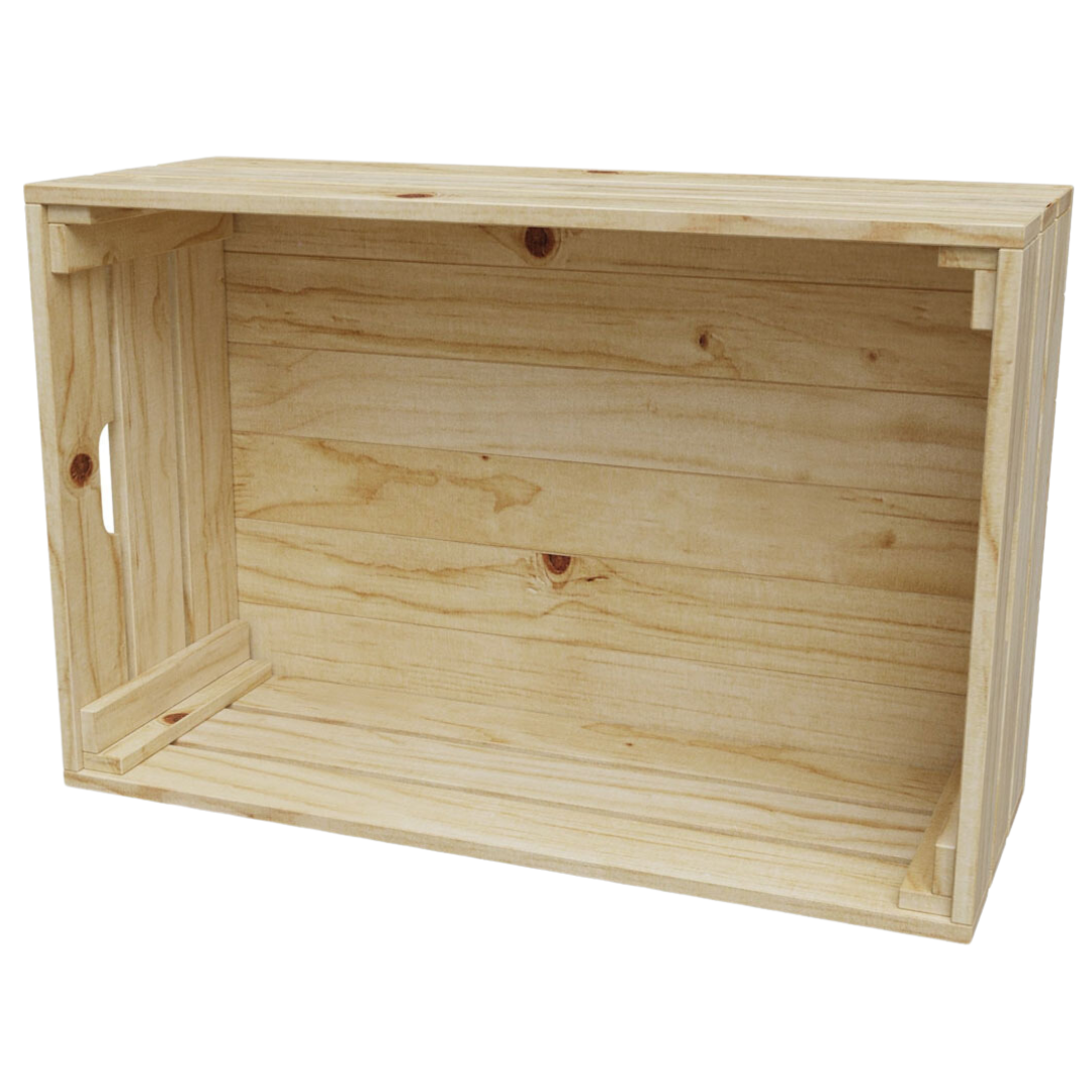 Holzkiste | Weinkiste „natur“ zum Dekorieren von holz4home®