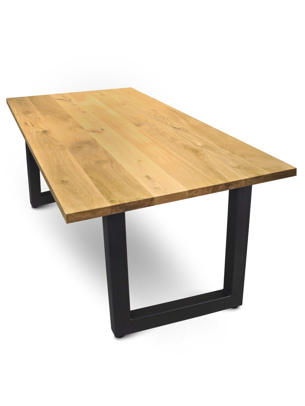 Massivholztisch 240cm x 100cm Tiempo U ohne Baumkante